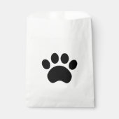 Paw Print Favor Bag Bedankzakje (Voorkant)