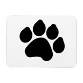 Paw Print Flexibele magneet (Horizontaal)