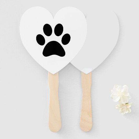 PAW PRINT HANDWAAIER (Voorkant en achterkant)