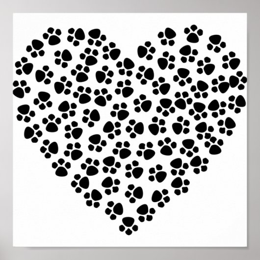 Paw Print Heart (Voorkant)