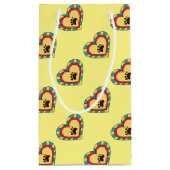 Paw Print Heart Klein Cadeauzakje (Achterkant)