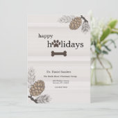 Paw Print Holiday-kaart Kaart (Staand voorkant)