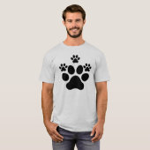 Paw Print, Hondenliefhebber T-shirt (Voorkant volledig)