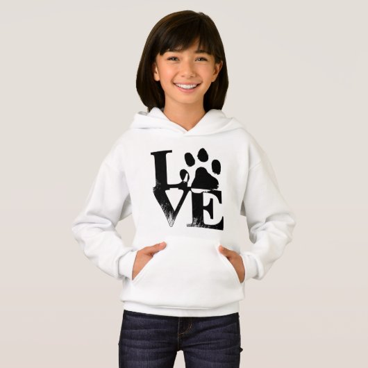 Paw Print Hoodie (Voorkant volledig)