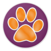 Paw Print Keramische ladeknop - SRF Keramische Knop (Voorkant)