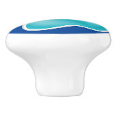 Paw Print Keramische ladeknop - SRF Keramische Knop (Zijkant)