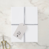 Paw Print Liefde PET NAAM Dierenvriend Chic Fun Cadeaulabel (Met Touw)