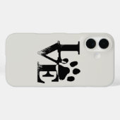 Paw Print Love Case-Mate iPhone Case (Achterkant (horizontaal))