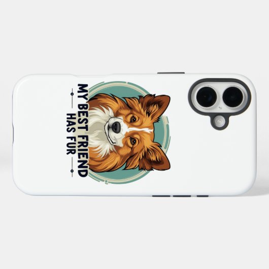 Paw Print Love Case-Mate iPhone Case (Achterkant (horizontaal))