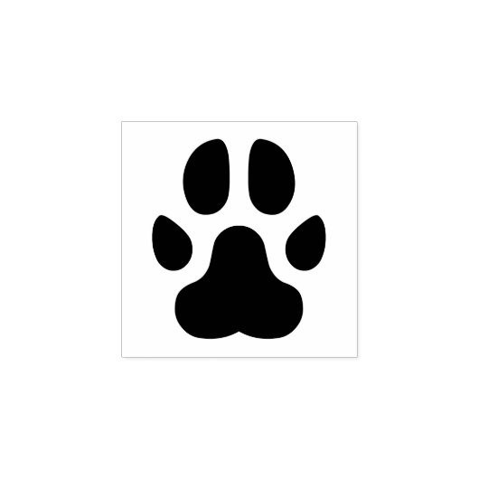 Paw Print - Loyalty Card Devaluation  Rubberstempel (Afrduk)