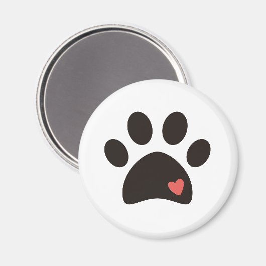 Paw Print Magnet (Voorkant / Achterkant)