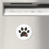 Paw Print Magnet (Insitu (Vaatwasser))
