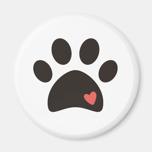 Paw Print Magnet (Voorkant)
