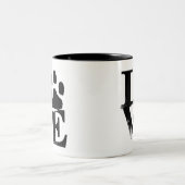 Paw Print Mok (Center)