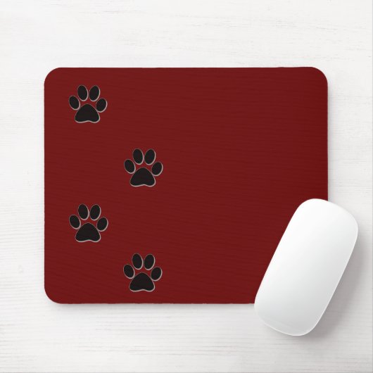Paw Print Mousepad Muismat (Met muis)