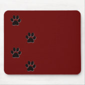 Paw Print Mousepad Muismat (Voorkant)