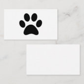 PAW PRINT NOTITIEKAARTJE (Voorkant / Achterkant)