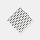 Paw Print Patroon servetten (Hoek)