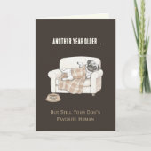 Paw Print Pattern Birthday Card Kaart (Voorkant)