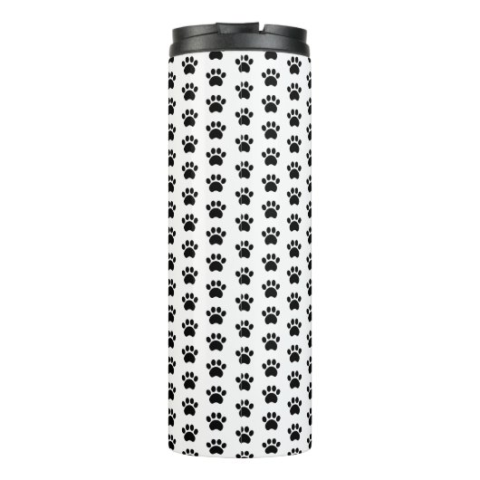 Paw Print Pattern Tumbler Thermosbeker (Achterkant)
