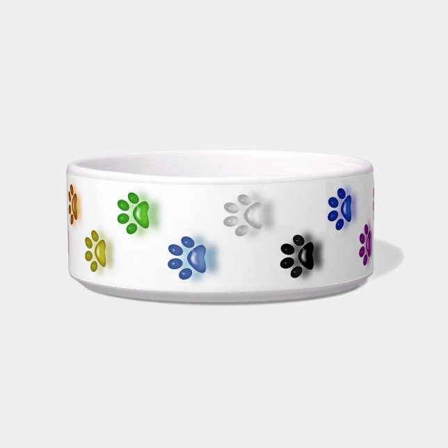 Paw Print Pet Bowl Voerbakje (Voorkant)