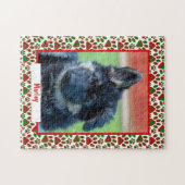 Paw Print Pet Foto aangepast Puzzle Legpuzzel (Horizontaal)