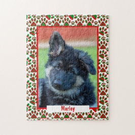 Paw Print Pet Foto aangepast Puzzle Legpuzzel