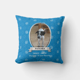 Paw Print Pet Memorial American MoJo Pillow Kussen