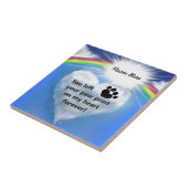 Paw Print Poem Tegeltje (Zijkant)