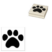 Paw Print Rubberen stempel (Gestempeld)