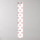 Paw Print Schattigee Baby groeikaart (Voorkant)