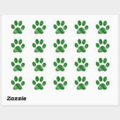 Paw Print - SRF Ronde Sticker (Vel)