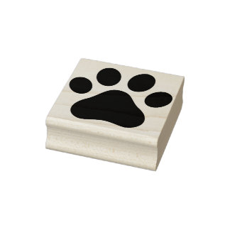 Paw Print Stamp Pad Rubberstempel