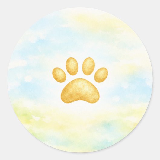 Paw Print Sticker (Voorkant)
