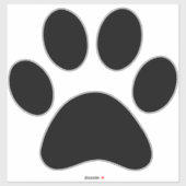PAW PRINT STICKER (Vel)