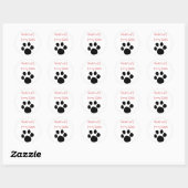Paw Print Stickers (Vel)