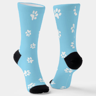 Paw Print Sustainable Premium Crew Sock Sokken