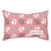 Paw Print Tegel Patroon met naam