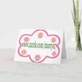 Paw Print Tuin lege kaart (Achterkant)