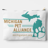 Paw Print Tulpen Accessoire Reiszakje Etui (Achterkant)