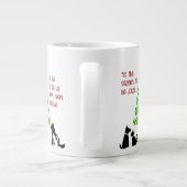 Paw Print Xmas Tree, dit is het seizoen Grote Koffiekop (Achterkant)