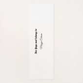 Paw Print YOGA MAT (Achterkant)