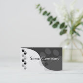 Paw Print (zwart en wit) Visitekaartje (Staand voorkant)