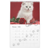 Paw Prints 12 maanden Uw Familie Huisdier Foto's Kalender (Feb 2026)