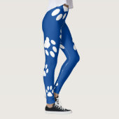 Paw Prints aanpassen achtergrondkleur Leggings (Rechts)