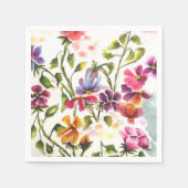 PAW PRINTS ANGEL PAPER NAPKINS SERVETTEN (Voorkant)