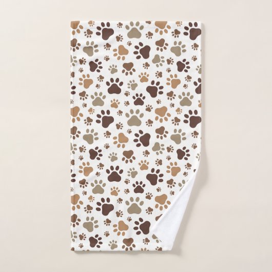 Paw Prints  Bad Handdoek (Handdoek)