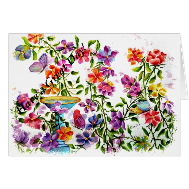 PAW PRINTS BIRD BATH (Voorkant Horizontaal)