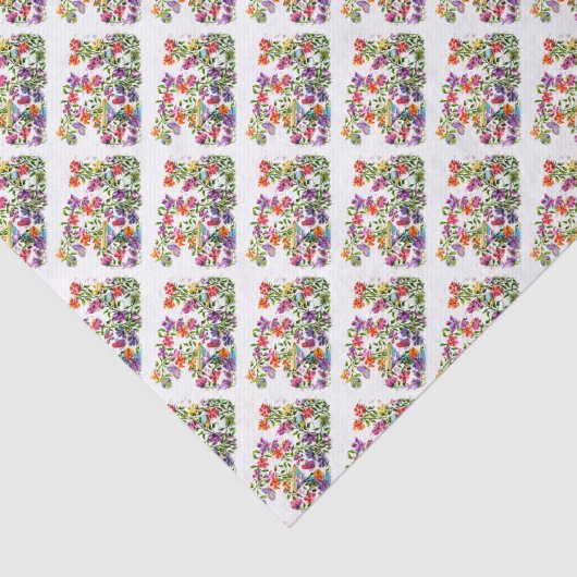 PAW PRINTS BIRD BATH TISSUEPAPIER (Detail)