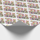 PAW PRINTS BIRD BATH WRAPPER PAPIER (Hoek)